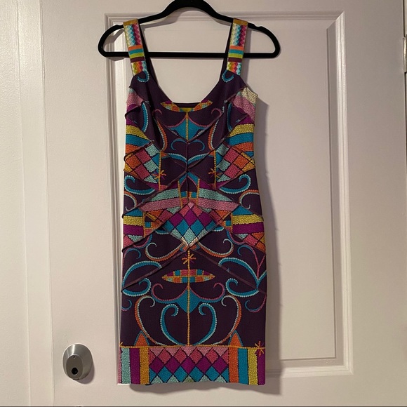 Nicole Miller Printed Dress - Picture 1 of 5